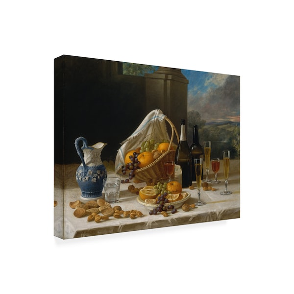 John Francis 'Luncheon Still Life' Canvas Art,18x24